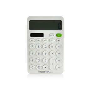 CALCULADORA MESA OFF.BOX 12 DIG. BLANCO