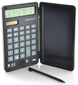 CALCULADORA MESA OFF.BOX 12 DIG. NEGRO