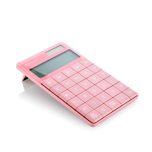 CALCULADORA MESA OFF.BOX 12 DIG. ROSA