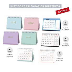 CAL.SENF. SOBR./MAGNET ASSORTIMENT DE 20
