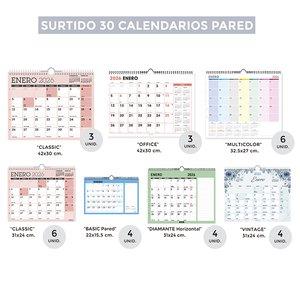 CAL.SENF. PARED SURTIDO DE 30