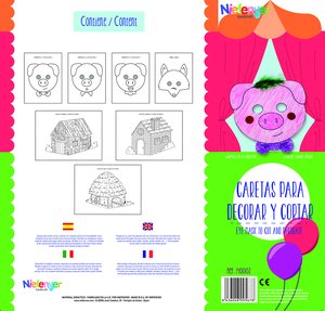 CARETA CART. 300gr. LOS 3 CERDITOS PACK
