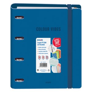 CARPEBLOC DOHE COLOUR VIBES A4 POLY AZUL