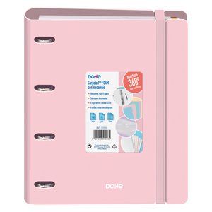 CARPEBLOC DOHE SERENITY A4 POLY ROSA