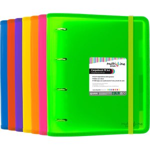 CARPEBOOK MULTILINE P.P A4 VIOL.