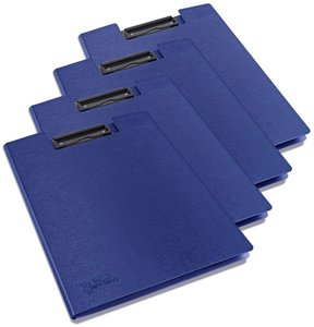CARP. PINZA RAPESCO A4 AZUL PACK DE 4