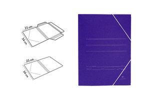 CARPETA CART. 4º AZUL SENCILLA