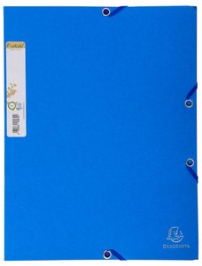 CARPETA SOLAP.EXACOMPTA CART. A4 AZUL