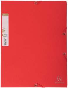 CARPETA SOLAP.EXACOMPTA CART. A4 ROJO