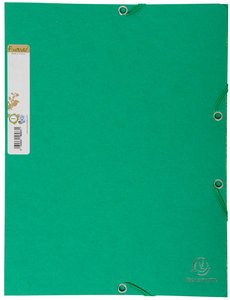 CARPETA SOLAP.EXACOMPTA CART. A4 VERDE