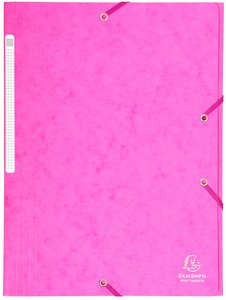 CARPETA SOLAP.EXACOMPTA CART. A4 FUCSIA