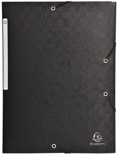 CARPETA SOLAP.EXACOMPTA CART. A4 NEGRO