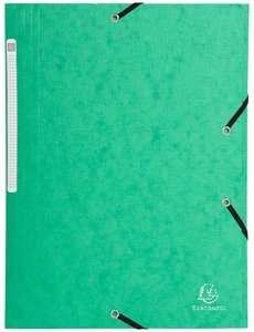 CARPETA SOLAP.EXACOMPTA CART. A4 VERDE