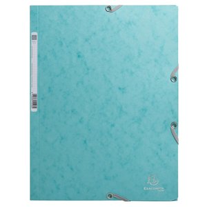 CARPETA SOLAP.EXACOMPTA CART. A4 AZUL HI