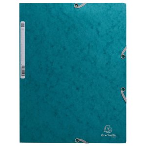 CARPETA SOLAP.EXACOMPTA CART. A4 AZUL PA