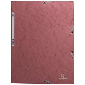 CARPETA SOLAP.EXACOMPTA CART. A4 ROSA