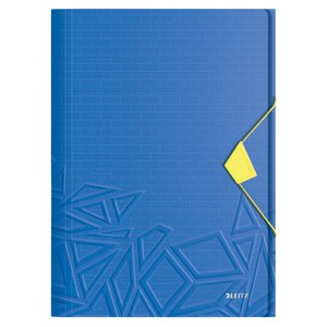 CARPETA SOLAP.LEITZ URBAN CHIC PP A4 AZU