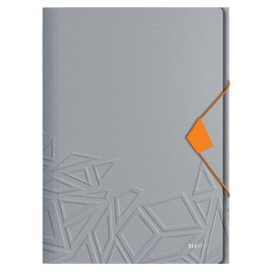 CARPETA SOLAP.LEITZ URBAN CHIC PP A4 GRI