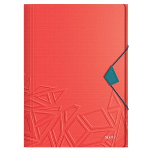 CARPETA SOLAP.LEITZ URBAN CHIC PP A4 ROJ