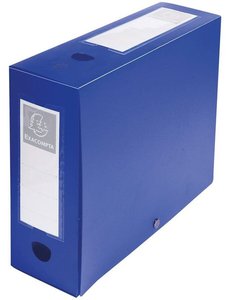 CARP.PROY.EXACOMPTA PP A4 10 cm AZUL