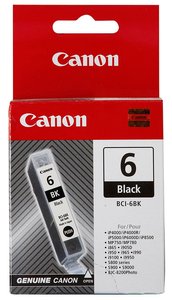 CART.IJ.CANON BCI-6BK NEGRO