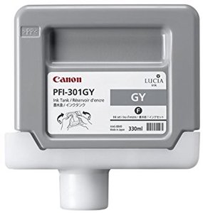 CART.IJ.CANON PFI-301GY GRIS FOTO