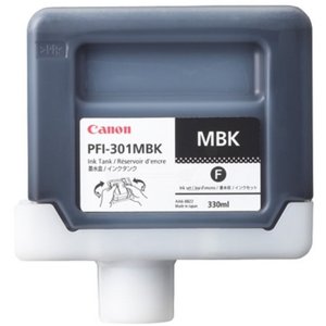 CART.IJ.CANON PFI-301MBK NEGRO MATE