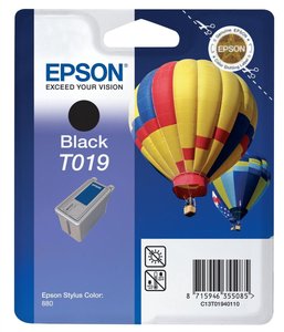CART.IJ.EPSON T019401 880 NEGRO