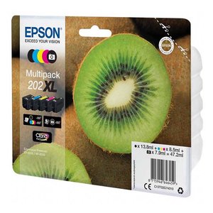 CART.IJ.EPSON T02G740 202XL MTPACK DE 5