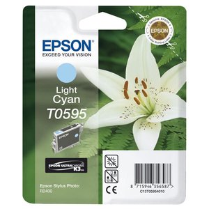 CART.IJ.EPSON T059540 R2400 CIAN CLARO