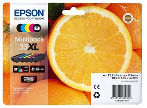 CART.IJ.EPSON T335740 Nº33XL PACK 5