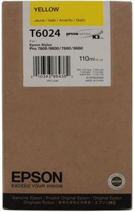 CART.IJ.EPSON T602400 7880/9880 AMARILLO