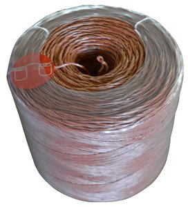 CORDEL PLASTICO ROJO ROLLO 1200 m.