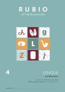 CUADERNO RUBIO A4 LENGUA EVOLUCION 4