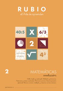 CUADERNO RUBIO A4 MATEMATIC. EVOLUCION 2