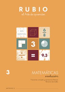CUADERNO RUBIO A4 MATEMATIC. EVOLUCION 3