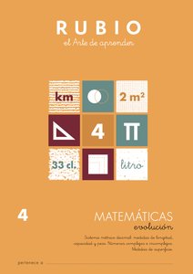 CUADERNO RUBIO A4 MATEMATIC. EVOLUCION 4