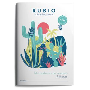 CUADERNO RUBIO A4 VERANO 7-8
