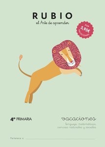 CUADERNO RUBIO A4 VACACIONES 4º PRIMARIA