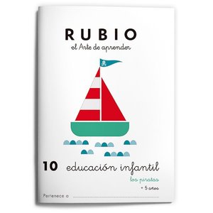 CUADERNO RUBIO A5 EDU. INF. 10 PIRATAS
