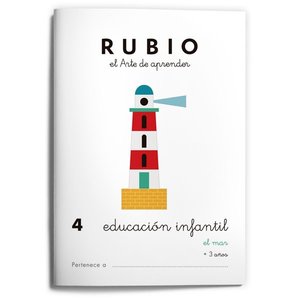 CUADERNO RUBIO A5 EDU. INF. 4 EL MAR