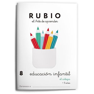 CUADERNO RUBIO A5 EDU. INF. 8 EL COLEGIO