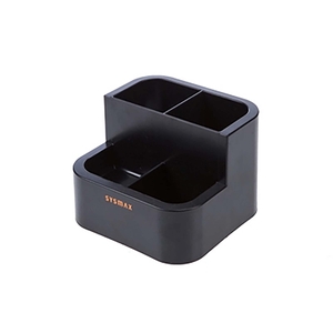 CUBILETE LITEM LUX 4 COMP. NEGRO