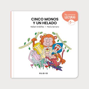 CUENTOS RUBIO 5 MONOS Y 1 HELADO