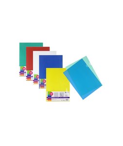 DOSS.ANG.RECT.CARCH.PP 130µ A4 AZ P/10