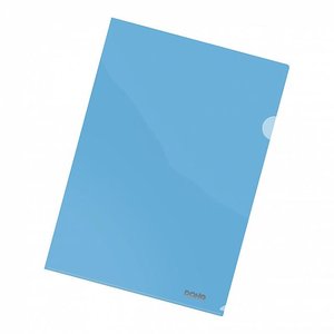 DOSS.ANG.RECT.DOHE PP 120µ A4 AZUL P/10