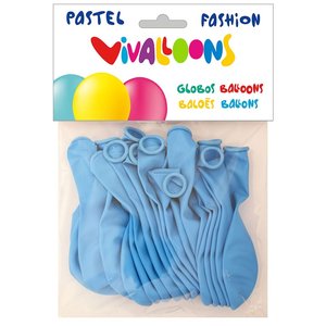 GLOBO FASHION PASTEL AZUL CELESTE B.20