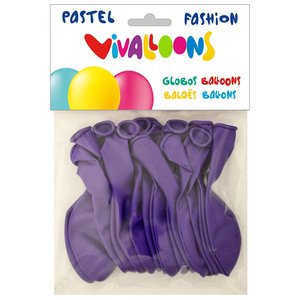 GLOBO FASHION PASTEL LILA BOLSA 20