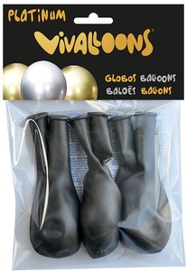 GLOBO PLATINUM ANTRACITA BOLSA DE 6