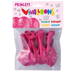 GLOBO PRINCESAS BOLSA DE 8